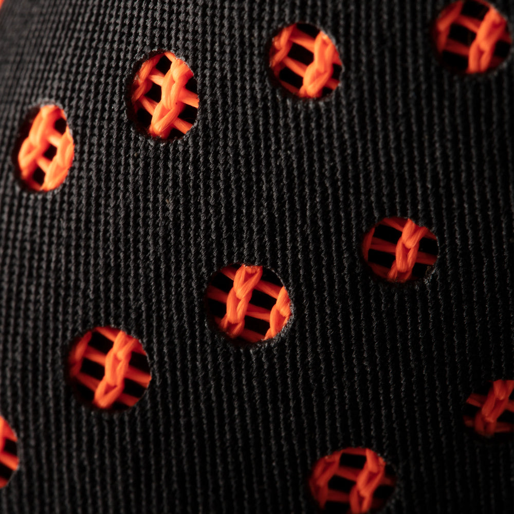 black-safety orange